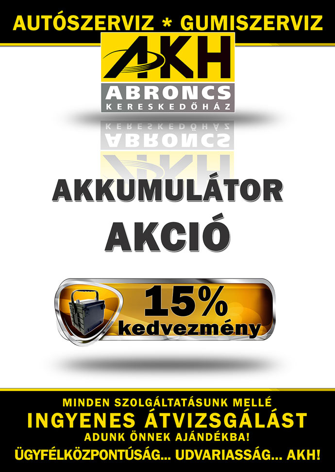 Akkumulátor akció